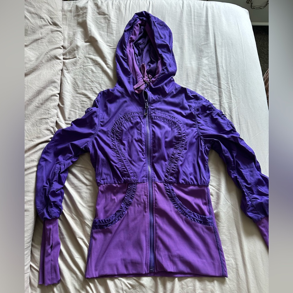 Women's Purple Lululemon Hooded Jacket